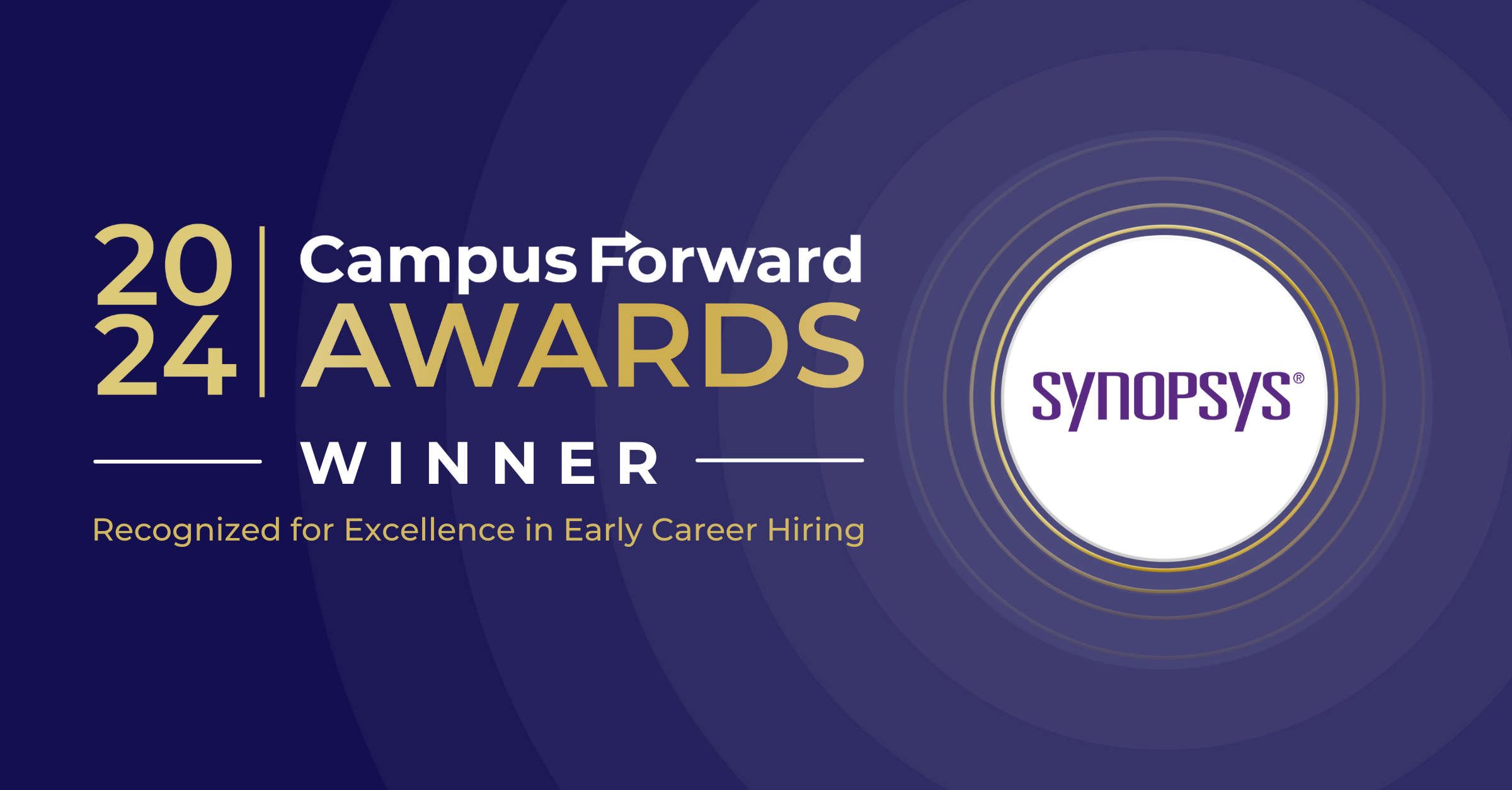 Synopsys 2024 Campus Forward Award Winner